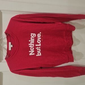 Spiritual Gangster 'Nothing but Love' Sweatshirt, Pink, Large